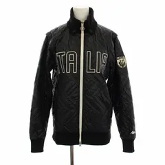 カッパ kappa 2WAY襟付き中綿ジャケット キルティング M 黒 KG152OT21 /RE