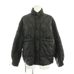 ザラ ZARA フェイクレザーパフジャケット キルティング XS 黒 ブラック 80089348-4 /RR