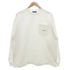 ノーティカ NAUTICA 美品 Tシャツ カットソー M 長袖 胸ポケット クルーネック 白 ホワイト /NU