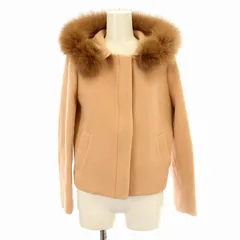 ミッシュマッシュ MISCH MASCH フード コート 756-00483-1535 ファー ショート丈 コート 2WAY ピンク M /☆G ■BMのサムネイル