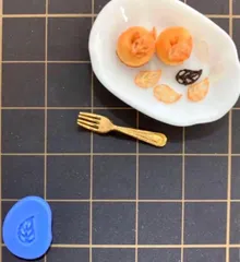 ミニチュアフードシリコンモールド  ミニ葉っぱさんクッキー型  粘土型 ドールハウス