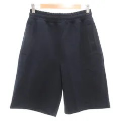 ユニクロ UNIQLO C タグ付き 25SS スウェットワイドショーツ パンツ S イージー ハーフ ショート丈 紺 ネイビー /AE