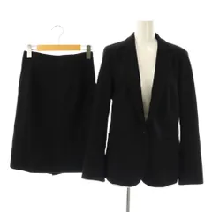 イネド INED スーツ セットアップ スカート テーラードジャケット 7 9ブラック /ES