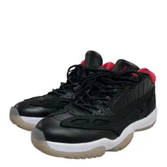 NIKE AIR JORDAN 11 RETRO LOW IE BLACK／TRUE RED-MULTI 8071000118677