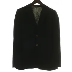 ヴィヴィアンウエストウッドマン Vivienne Westwood MAN テーラードジャケット ブレザー ウール シングル 2B 総裏地 肩パッド センターベント 46 M 黒 ブラック /XZ ■GY18のサムネイル