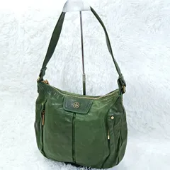 トリーバーチ Tory Burch レザー ホーボー ショルダーバッグ グリーン 7068960e20251208