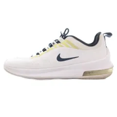 ナイキ NIKE エアマックス アクシス AIRMAX AXIS ローカットスニーカー シューズ AA2146-105 26cm 白 ホワイト 紺 ネイビー /GV