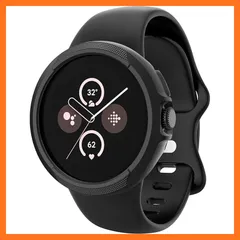 【新品】 Spigen Google Pixel Watch 3 / 2 / 1 41mm ケース 落下 衝撃吸収 簡易な取り付け シンプル スリム 軽量 すり傷 防止 保護カバー リキッド・エア ACS03073 (マット・ブラック) 0