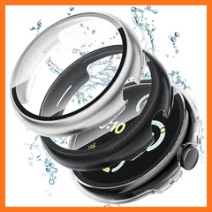 【新品】 【3枚入り 】コンパチブル google pixel watch 3 カバー、ピクセルウォッチ3カバー、pixel watch 2/1カバー ケース、41mm 全面保護 タッチ感良い フィルム付き PC 装着簡単 傷つきにくい 耐衝撃 女性 男性 0