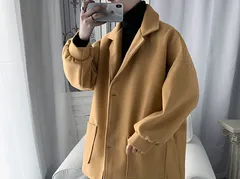 ビッグシルエット チェスターコート ロングコート　XLサイズ