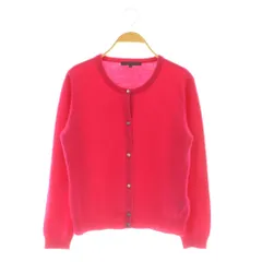 アナイ ANAYI カシミアカーディガン ニット 長袖 クルーネック 38 ピンク /MY ■OS