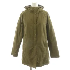 ザノースフェイス THE NORTH FACE コンパクトノマドコート COMPACT NOMAD COAT ロング丈 ロゴ 刺繍 フード ボア アウター M カーキ NPW71635 /AN36