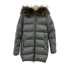 DUVETICA(デュベティカ) ダウンコート サイズ38 S レディース美品  Kappa(カッパ) グレー 長袖/ファー/ジップアップ/冬