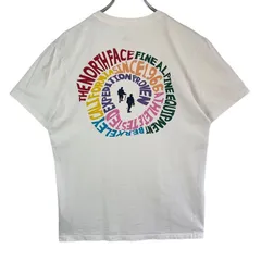 ザノースフェイスTheNorthFace半袖TシャツサーキュラーハイカーズTシャツ両面プリントロゴワンポイントカラフル白ホワイト黒ブラック青ブルーピンク黄色イエローアウトドアキャンプスポーツvintageヴィンテージ51022