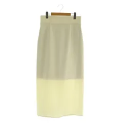 ノーブル NOBLE 23AW ジャージーライクカラータイトスカート 40 オフホワイト /MY ■OS