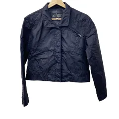 ARMANIJEANS(アルマーニジーンズ) ブルゾン サイズI   38 レディース - ネイビー 長袖/ジップアップ/春/秋