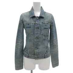 ヤヌーク YANUK デニムジャケット Gジャン USA製 XP インディゴブルー /GV ■GY19