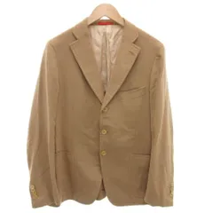 イザイア ISAIA テーラードジャケット ブレザー 3B 半裏 キャメル 50 ベージュ /FF ■GY19のサムネイル