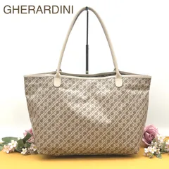 ゲラルディーニ　トートバッグ　ハンドバッグ　ソフティ　総柄　A4