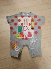 バーバリー 赤ちゃん 起毛 宇宙服 ロンパース 6m