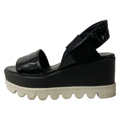 OCEANICA(オセアニカ) サンダル US5 レディース - 黒 ウェッジソール