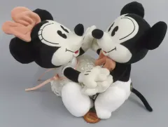 【中古】ぬいぐるみ ミッキー＆ミニー ドレススタイル ぬいぐるみ 「ディズニー」 ケイウノ限定