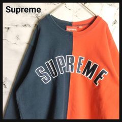 美品希少デザイン】シュプリーム ドッキングスウェット センター 