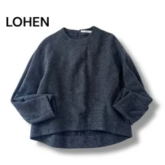 【美品】LOHENブラック長袖ウールカットソー メランジダブルフェイス Vネックカットソー｜長袖｜ニコル公式通販