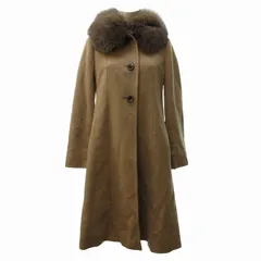 ハロッズ Harrods フォックスファー カシミヤコート ジャケット ロング