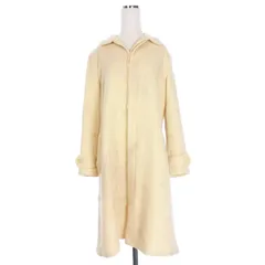 ワイズ Y's ヨウジヤマモト ウール 花柄 かすれプリント ロングコート ジャケット 長袖 3 アイボリー YT-C07-0927