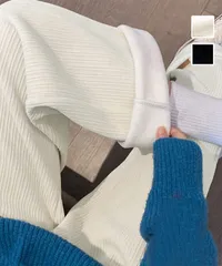 裏起毛 コーデュロイパンツ レディース冬 SK18447425-1945