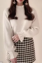 (新品)GRL ニットブラウス