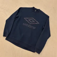 アンブロ ビックロゴ ネイビー スウェット