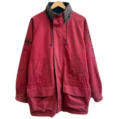 (リバーシブル) nautica ノーティカ セーリングジャケット 混紡ジャケット×フリースジャケット 切り替えデザイン フルジップ ポケット付き 赤×紺 Mサイズ No.L600