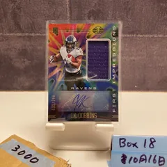 2020 Panini Illusions J.K. Dobbins 092/299 直筆サインカード Baltimore Ravens First Impressions ジャージ RC ルーキー Rookie カード