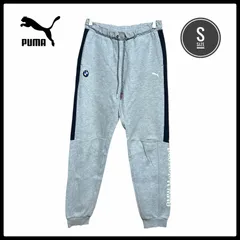 美品 PUMA × BMW モータースポーツ スウェットパンツ ジョガーパンツ グレー/ネイビー S