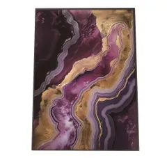 【B3サイズ（約36x51cm）】【lh-poster-1108】アゲートスライス メノウ マーブル 大理石 ポスター フレーム付き   パワーストーン ジュエリー 石 琥珀 カラフル