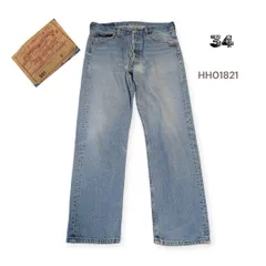 HH01821　ユーロリーバイス　イギリス製リーバイス501デニムパンツジーンズ34股下74㎝ HH01821