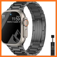 【新品】 for Apple watch バンド チタン製互?ベルト コンパチブル Apple watch series Ultra3/Ultra2/Ultra/10/9/8/7/6/5/4/3/2/1 38mm 40mm 41mm 42mm 44mm 4 1