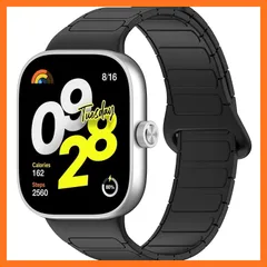 【新品】 [Lamshaw] for Xiaomi Band 9 Pro マグネットバンド, シリコン 磁石 交換バンド 長さ調節超簡単 磁気ベルト柔らか 軽量 おしゃれストラップ Xiaomi Band 9 Pro,8 Pro,Redmi Watch 5 1