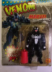 TOYBIZ SUPER HEROES MARVEL VENOM / SQUIRTS ALIEN LIQUID 5インチ