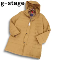 美品★ g-stage ジーステージ 秋冬 2way フード着脱★ ダウン コート Sz.48　メンズ オンオフ兼用のサムネイル