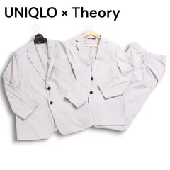 UNIQLO × Theory ユニクロ × セオリー 感動ジャケット&パンツ★ セットアップ スーツ 3点セット Sz.S　メンズ グレー