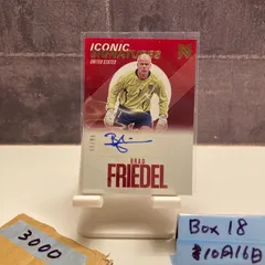 2017 Panini Nobility Brad Friedel 50/99 直筆サインカード United States National Team Iconic Signatures Red カード