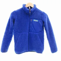コロンビア Columbia KIDS アーチャーリッジリバーシブルフルジップ ボア ジャケット AY0081 M 青 ブルー 黒 ブラック