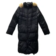 BURBERRY ノバチェック フォックスファー ダウン×ナイロン ライトブラウン ダウンコート シルバー