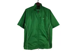 【中古ゴルフウェア】ナイキ 半袖ブルゾン L