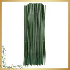 YFFSFDC 地巻ワイヤー 30cm 50本入 フローラテープ 造花セット ライトグリーン ダークグリーン 造花テープ 手芸モール フラワーアレンジメントキット 花芸素材ギット 花束 材料 DIY (ワイヤー50本) 1