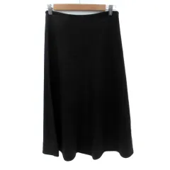 セオリー Theory フレアスカート ロング丈 4 L ダークブラウン /SM33