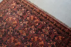 ⚫︎Picture Rug⚫︎202×109cm　アフガンラグ　ヴィンテージ ⚫︎Picture Rug⚫︎202×109cm アフガンラグ ヴィンテージ ⚫︎Picture